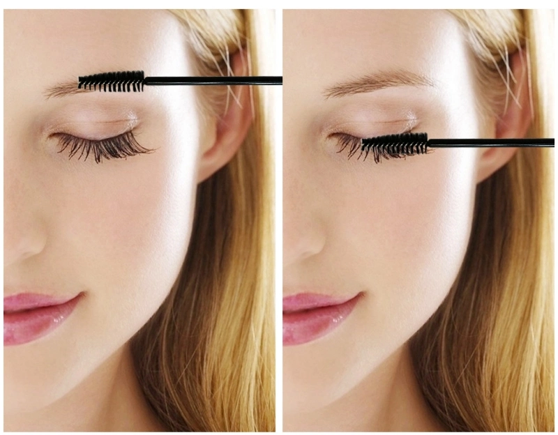 Disposable Colorful Bristle Black Mascara Wands Eyelashes