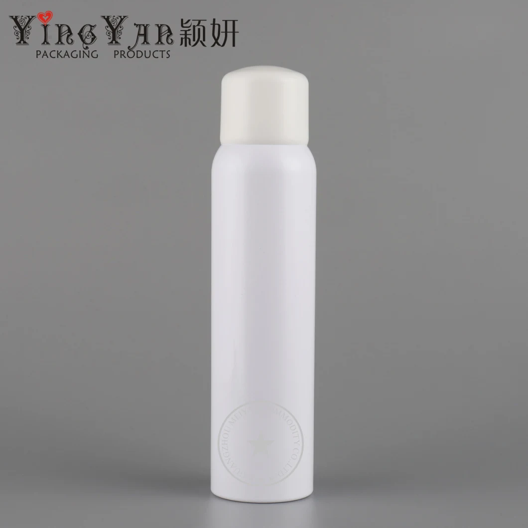 100ml/180ml White Color Plastic Sunscreen Spray Bottle