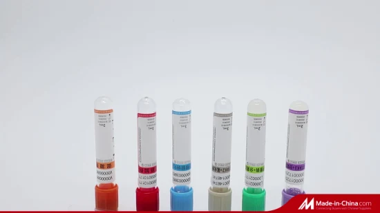 Monouso medici, barattolo di plastica, tappo viola, attivatore della coagulazione, citrato di sodio, provetta PT, 5 ml, K2, K3, EDTA, provetta per siero sottovuoto, provetta per prelievo di sangue